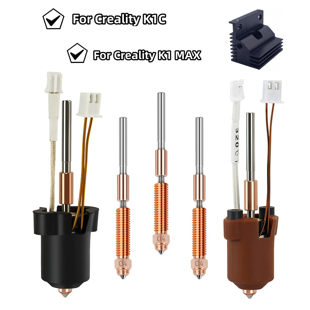 For Creality K1/K1C/K1 Max Hot - High Flow Ceramic Hotend recension och pris