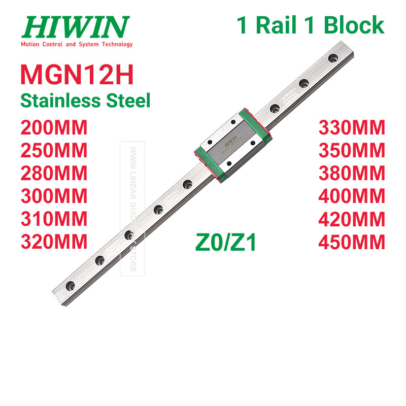HIWIN MGN12H Z1 Z0 HIWIN MGN12 - Linear Rail Mgn12H Set recension och pris