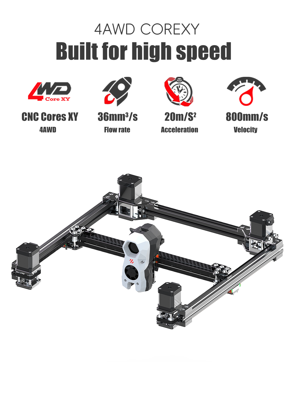 SIBOOR Voron Trident [June] 3D - Voron Trident Full Kit recension och pris