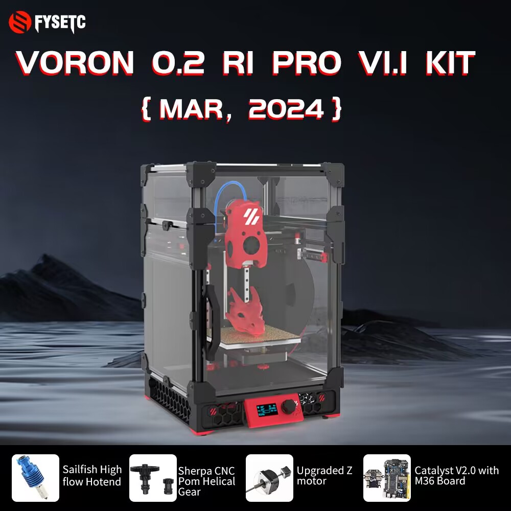 2025FYSETC High Precision Voro - Corexy 3D Printer Kit recension och pris