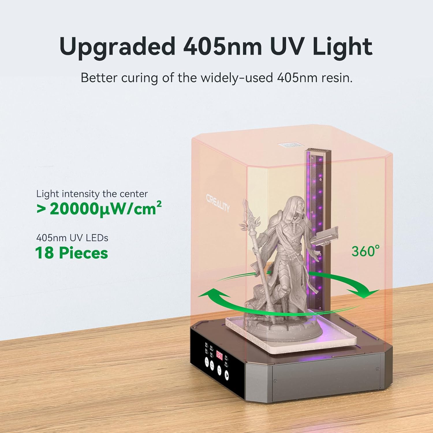CREALITY UW-03 3D Printer Resi - Large Resin Wash And Cure Station recension och pris