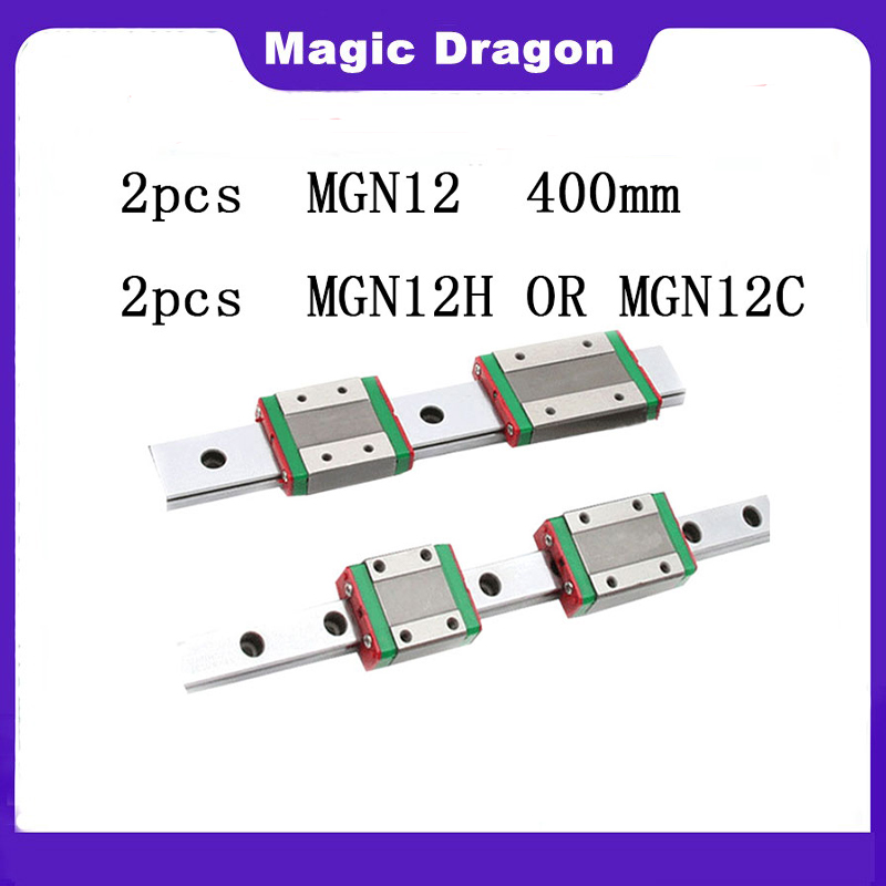 Magic Dragon 2PCS 12mm Linear  - Linear Rail Mgn12H Set recension och pris