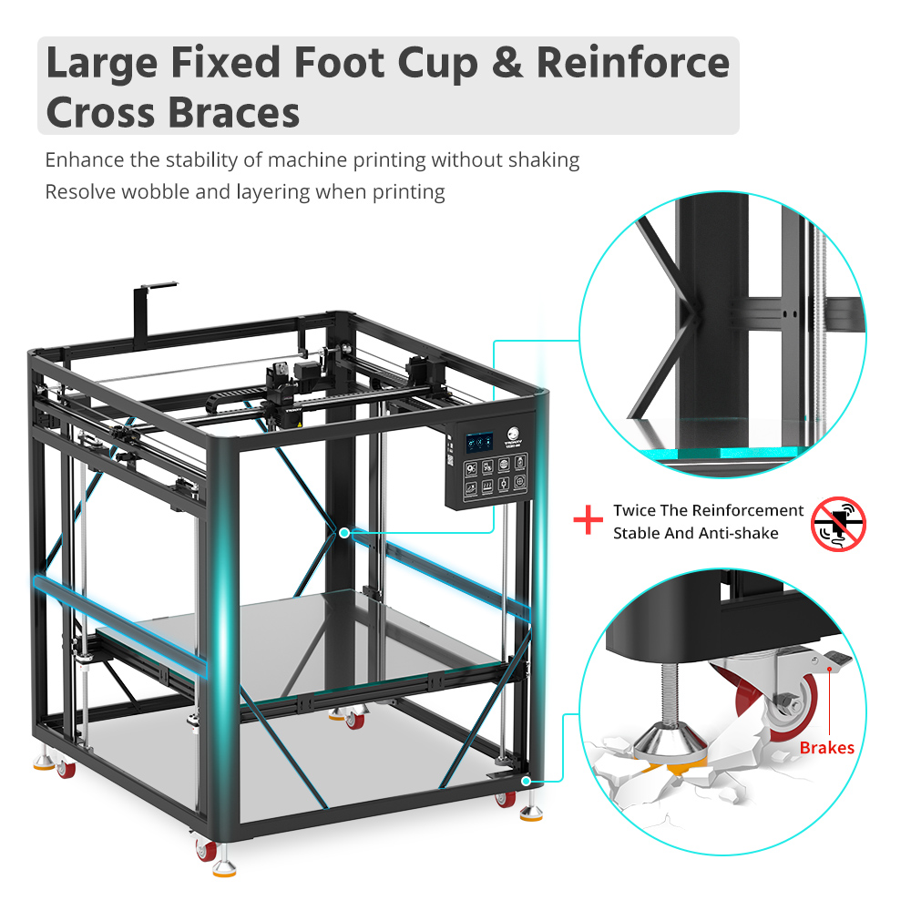 NEWEST Tronxy VEHO Series 600  - Corexy 3D Printer Kit recension och pris