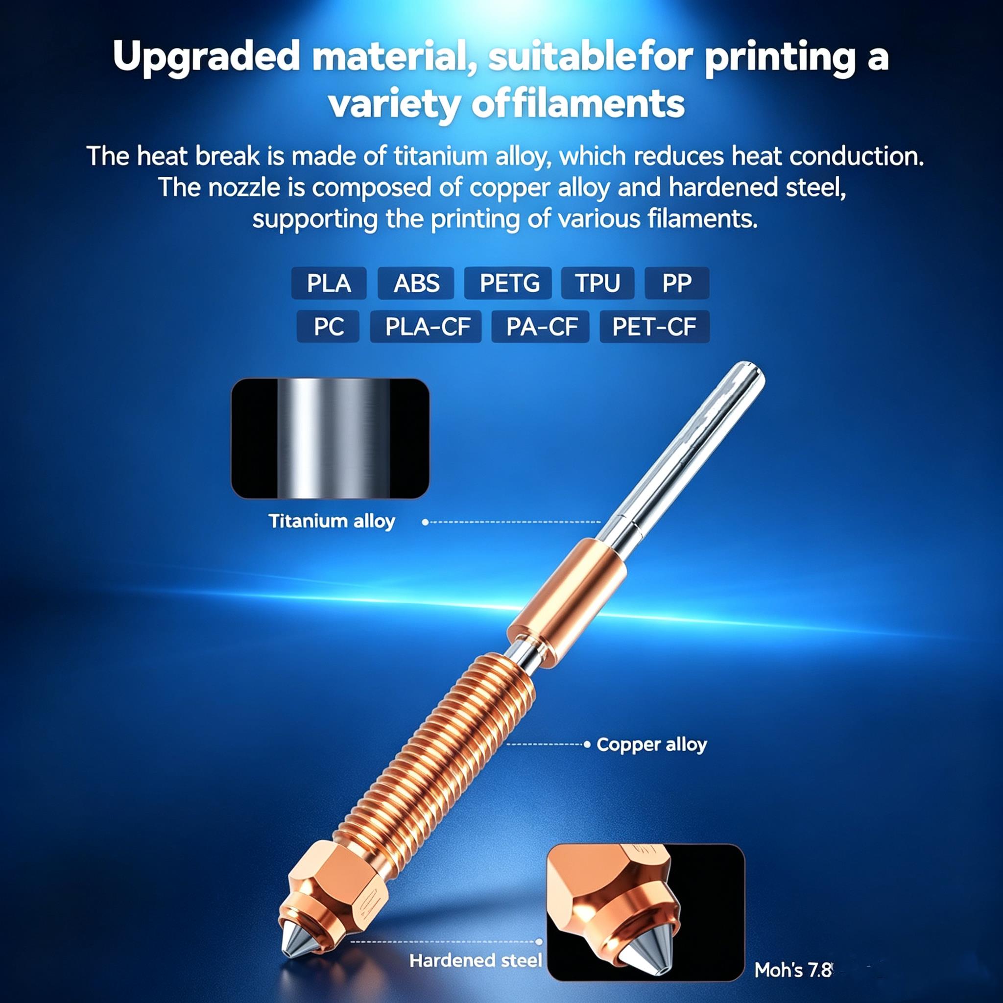 New Hotend For Creality K1C K1 - High Flow Ceramic Hotend recension och pris