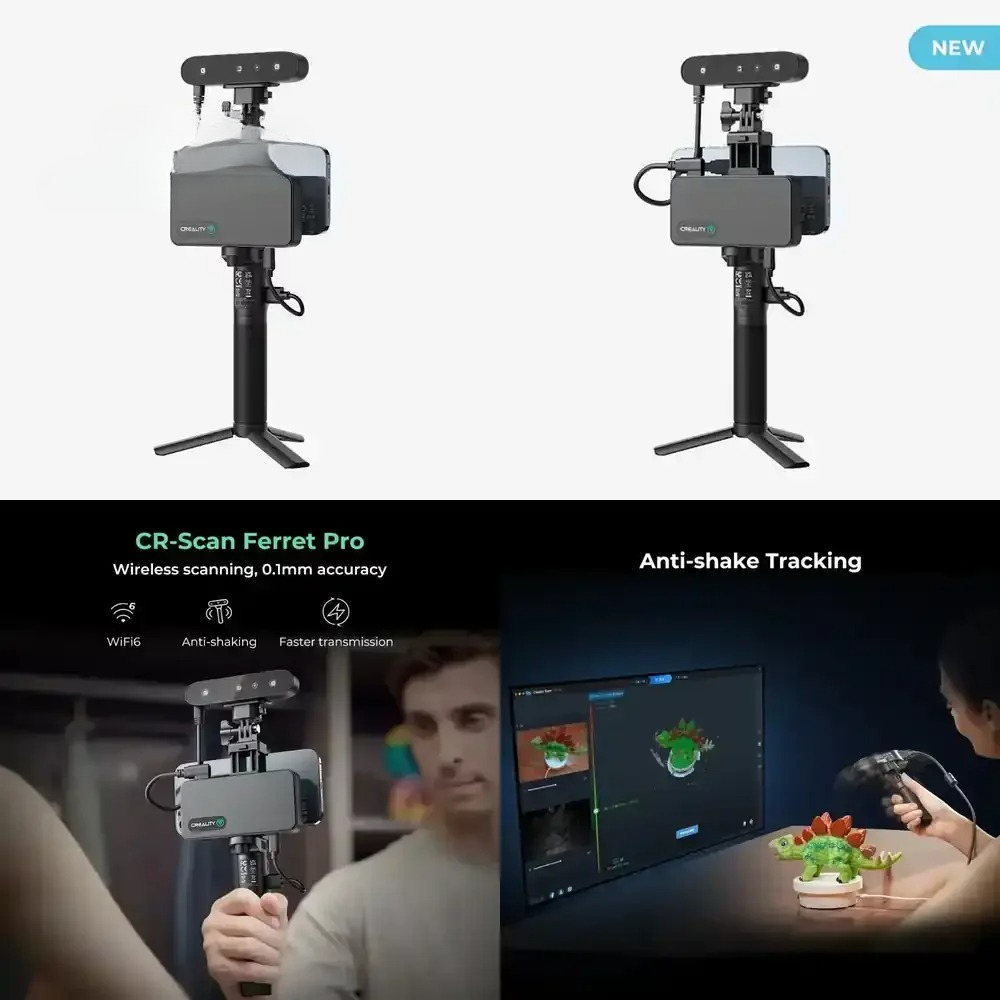 Professional 3D Scanner for 3D - Handheld 3D Scanner High Precision recension och pris