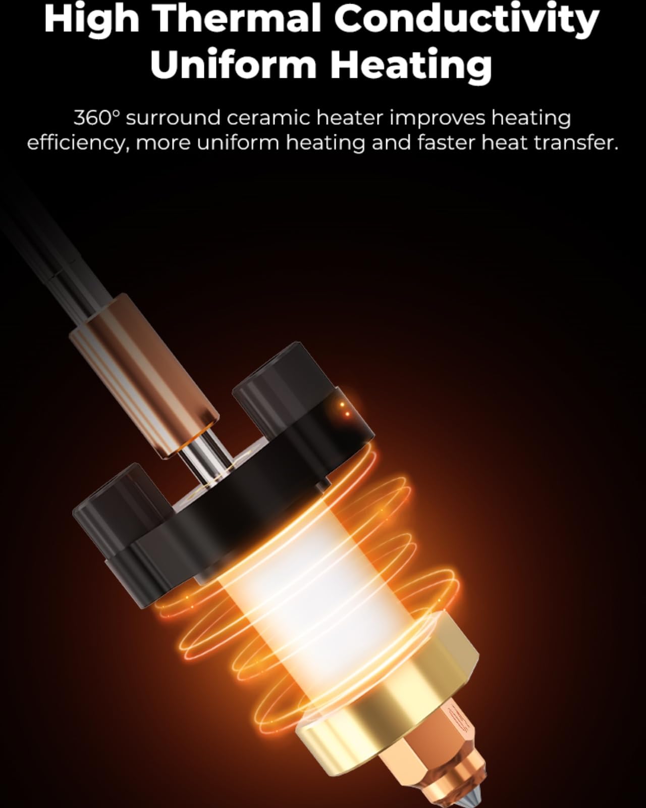 Creality Official K1C Ceramic  - High Flow Ceramic Hotend recension och pris