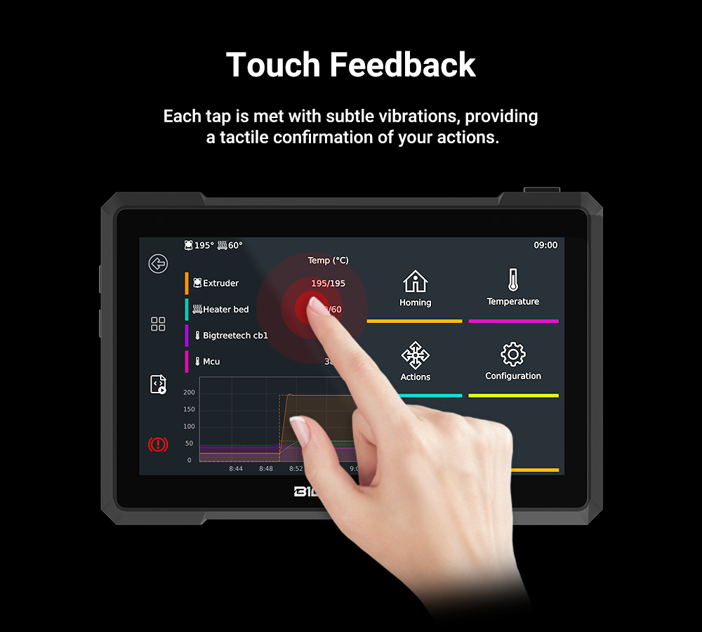 BIGTREETECH Pad 7 IPS Touch Sc - Klipper Pad 7 Inch recension och pris
