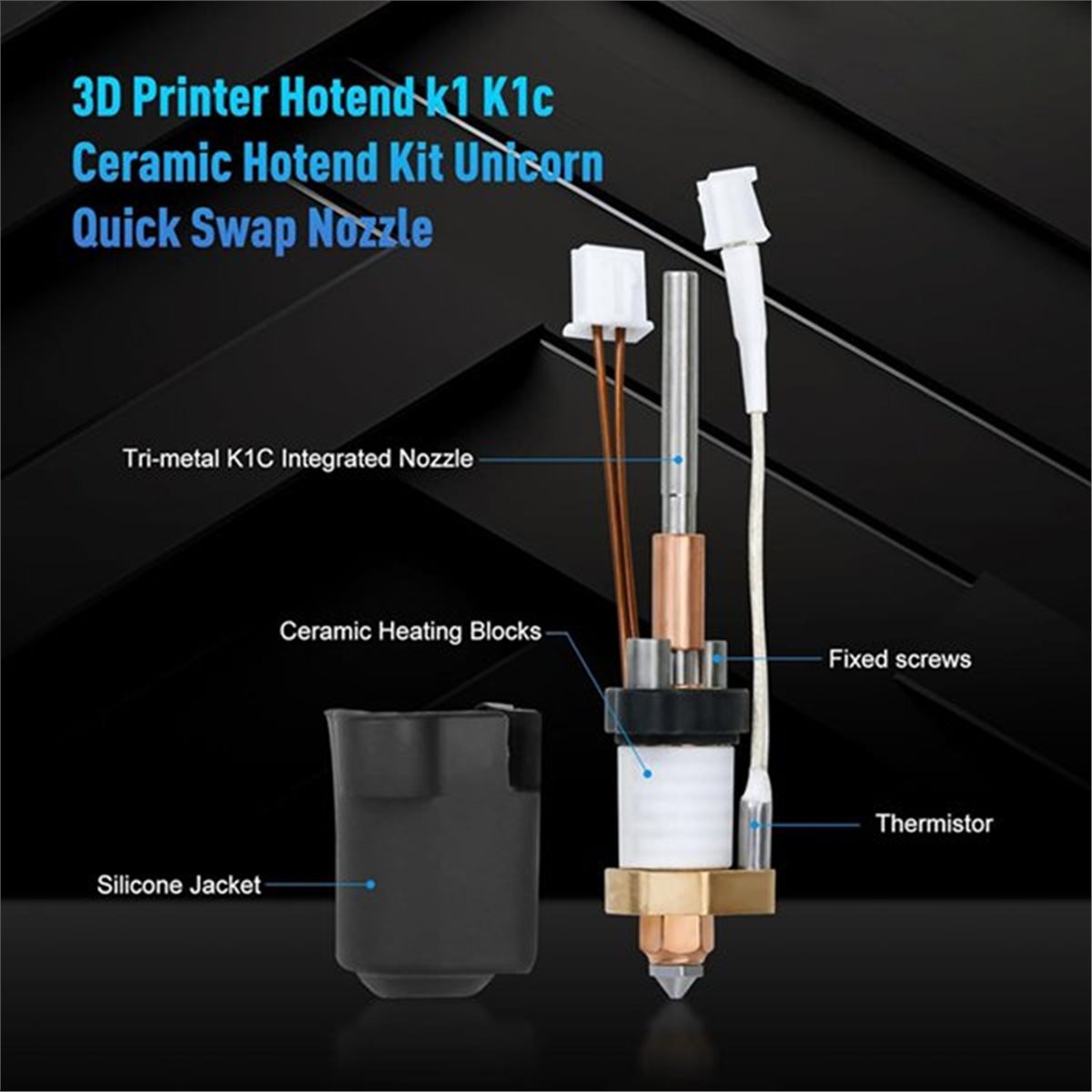 L70A For Creality K1C/K1MAX Ho - High Flow Ceramic Hotend recension och pris