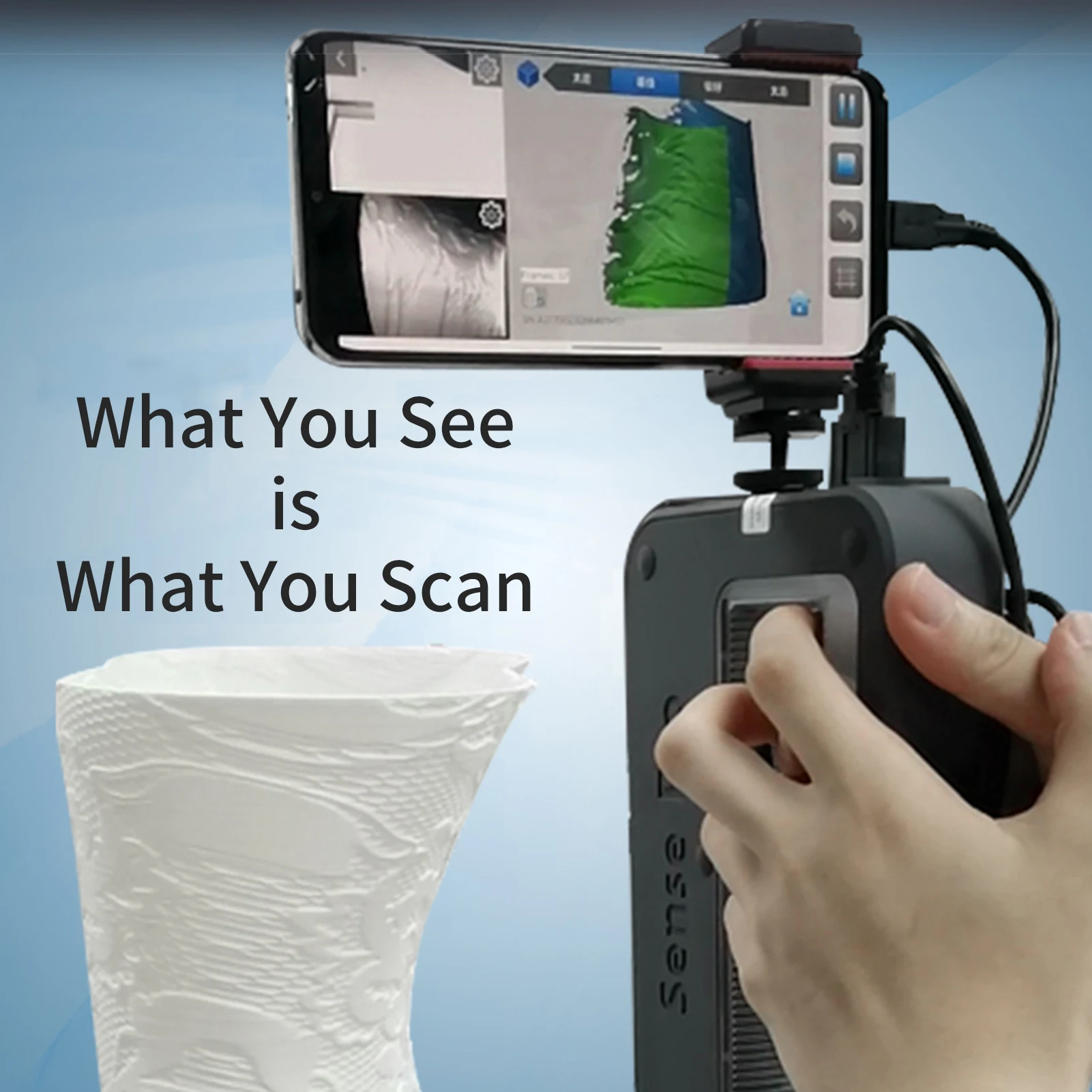 Portable Handheld 3D Scanner H - Handheld 3D Scanner High Precision recension och pris