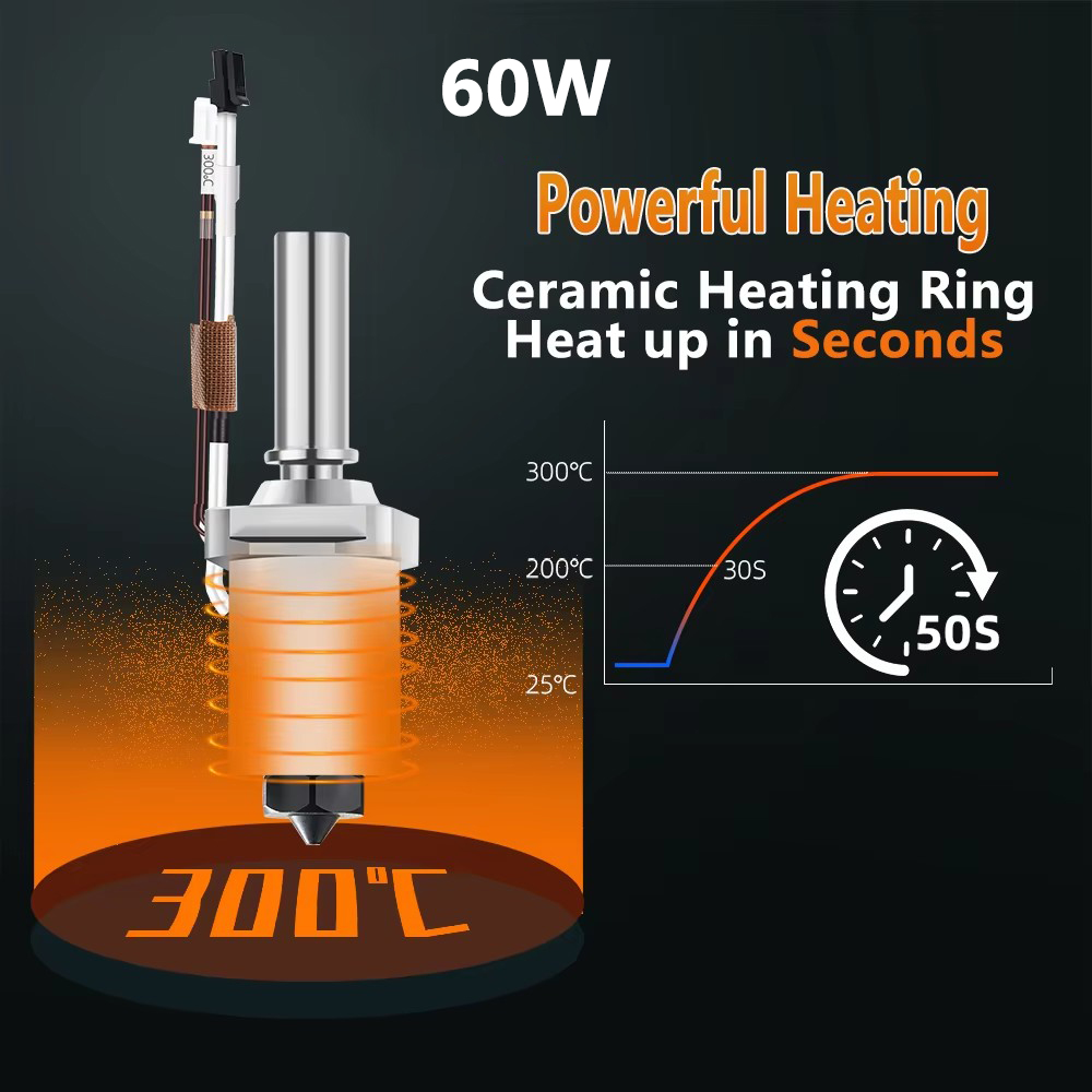 5Aplus Ceramic Kobra 2 Hotend  - High Flow Ceramic Hotend recension och pris