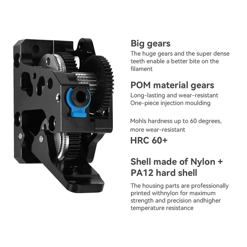 HGX LITE Dual Gear Hard Steel  - Direct Drive Dual Gear Extruder High Speed recension och pris